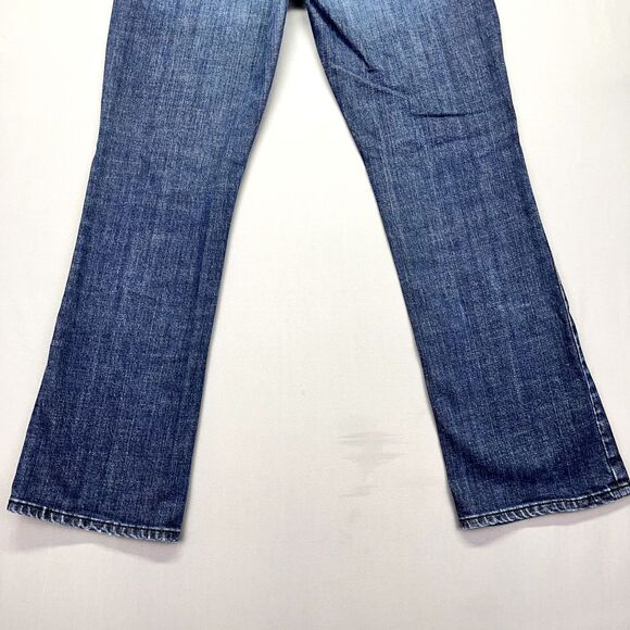 2007 Gap Women's Stretch Blue Dark Wash Bootcut Jeans Size 4A 28x27 - Picture 14 of 16